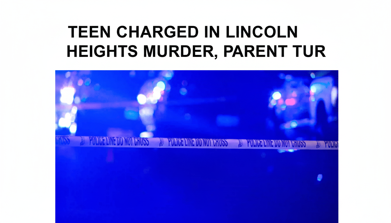 Teen Charged in Lincoln Heights Murder, Parent Turns 'Em In
