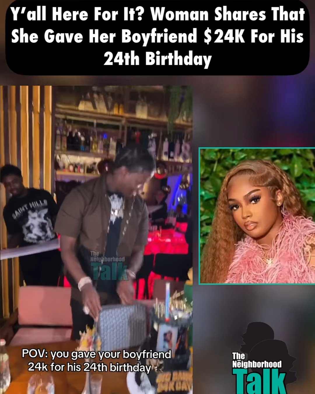[Thursday] Ay!, this how yall coming for your boyfriend birthday