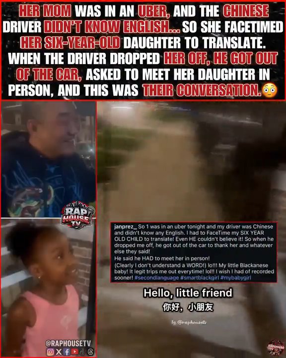 [Sunday] A mom riding in an Uber called her six-year-old