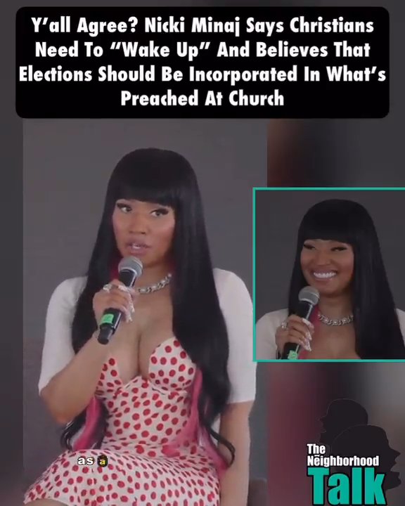 [Sunday] Nicki Minaj speaking at X Takeover today